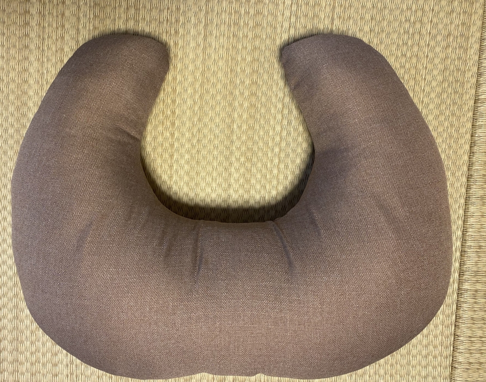New! OKETANIらくらくクッション　～　へたらない　授乳クッション～　ココアブラウンのメイン画像
