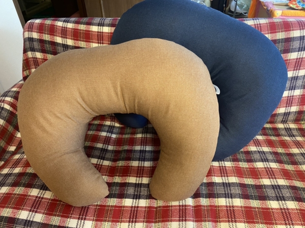 New! OKETANIらくらくクッション　～　へたらない　授乳クッション～　インディゴブルーの詳細画像